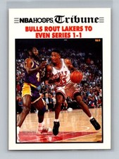 1991-92 Hoops Series 2 NBA Finals Tribute #539 Pippen / Bulls Even Series 1-1