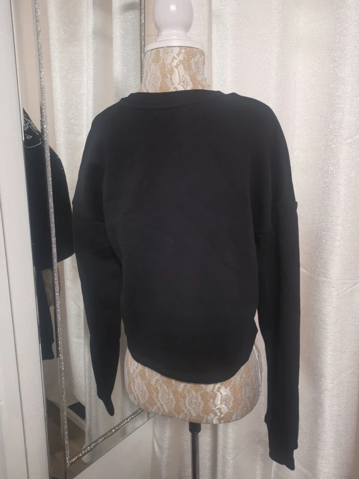 Boohoo Western Jersey Bordado Reino Unido 10 Mujer Invierno Negro Calce Relajado Suéter  Foto 4 de 4