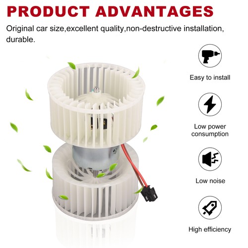 HVAC Heater Blower Motor Double Shaft for BMW 3 Series 320i 325Ci 330Ci 700165 - Picture 2 of 6