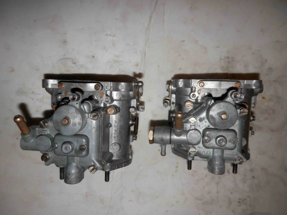 CARBURADORES LANCIA FULVIA CUPÉ 1600 SOLEX 42 DDHF Foto 2 de 2