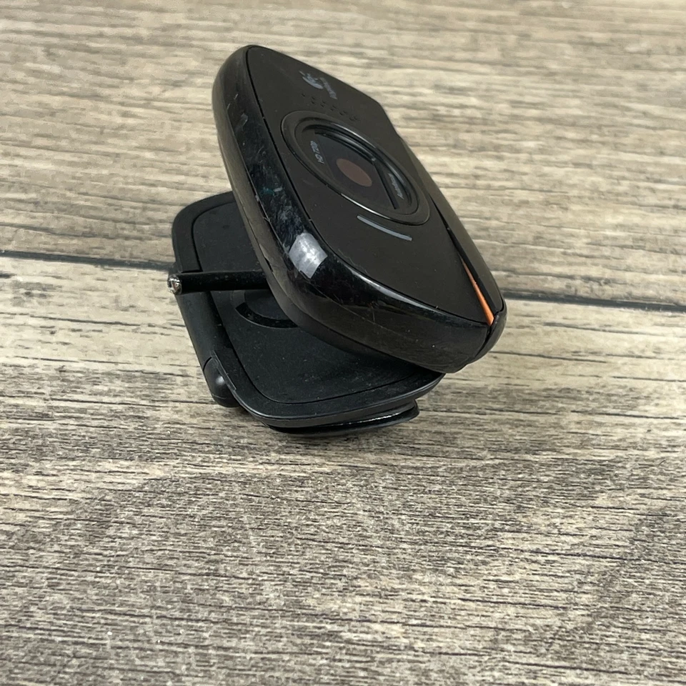 Cámara web Logitech C510 8 MP HD 720p clip para videollamadas cámara facial negra sin probar Foto 2 de 4