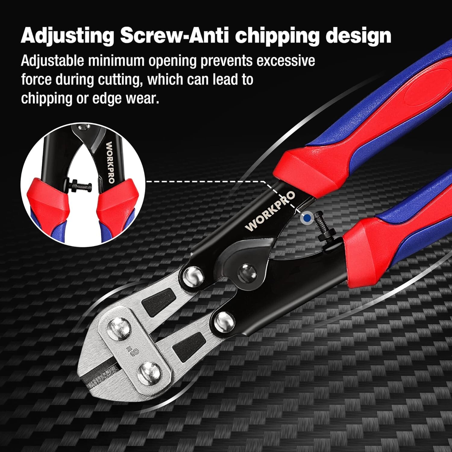 Mini Bolt Cutter Alloy Steel 8-inch Heavy Duty Wire Cable Snips for Electrical