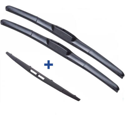 Wiper Blades Hybrid Aero For Opel Zafira WAGON 1998-2005 FRONT PAIR & REAR 3xBL