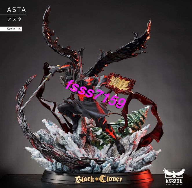 Black Clover Asta Resin Statue Pre-order Karasu Collectibles 1/6