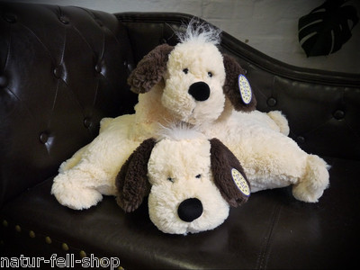 2in1 Kuschelkissen und Kuscheltier Hund, Hündchen, m. Klettverschluss 36cm