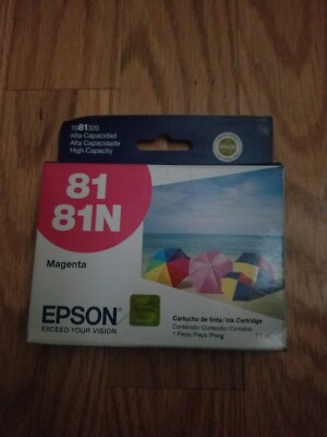 Genuine Epson  81 T081320 - Lt magenta Ink - Stylus R270-RX590 etc