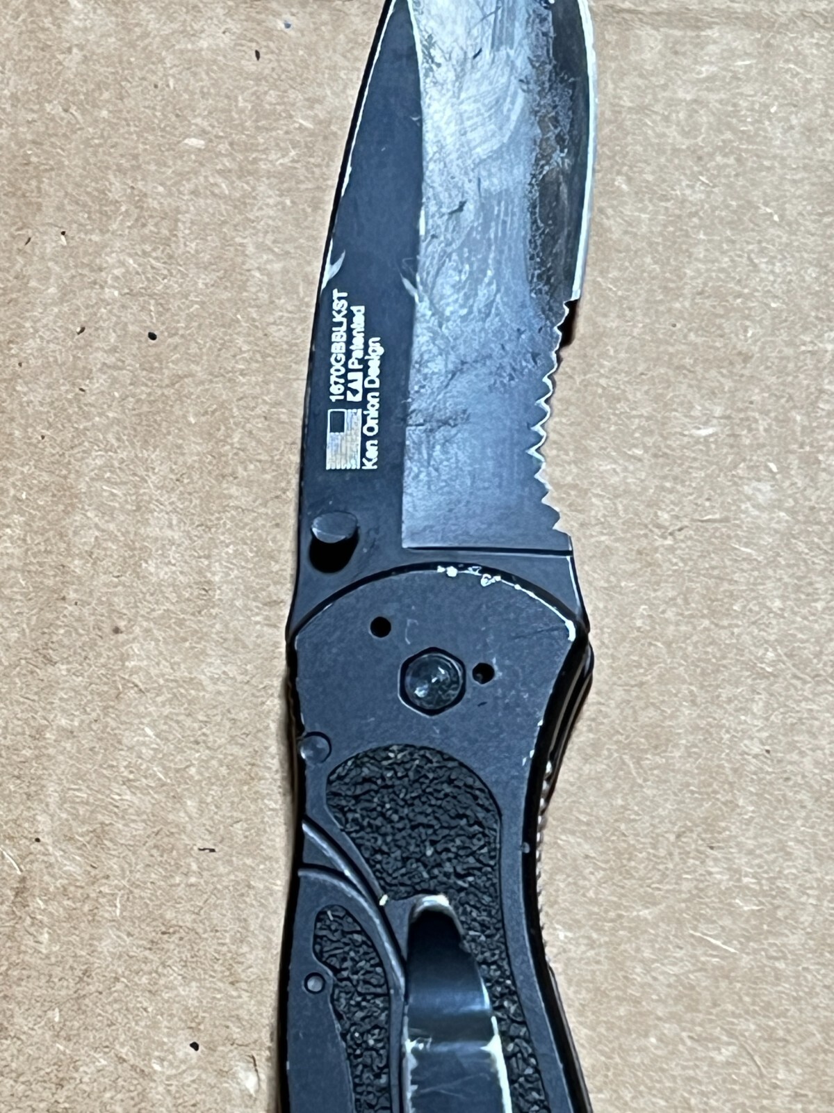 Kershaw USA Blur 1670GBBLKST Assisted Opening Pocket Knife Glass