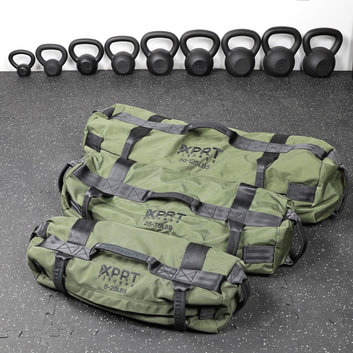 Bulgarian bag - Fitness sandbag voor krachttraining -Powerbag Blauw