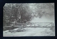 Minneoppa Falls, Mankato, Minnesota, RPPC (1910)
