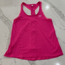 Under Armor Size XS Extra Small HOT Pink Women's Sleeveless Workout Tank