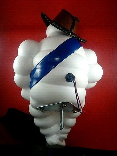 14" MICHELIN MAN FIGURKA LALKI BIBENDUM KOLEKCJONERSKA REKLAMA OPONA, DEKORACJA CIĘŻARÓWKI - Zdjęcie 7 z 101