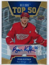 19/20 2019 UD ALLURE HOCKEY TOP 50 BLUE AUTOGRAPH AUTO CARDS T50-XX U-Pick List