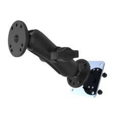 RAM Mount Double 1" B-Ball Drilldown Mount With Backing Plate RAM-B-101U-225B