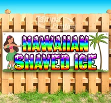 HAWAIIAN SHAVED ICE Advertising Vinyl Banner Flag Sign Many Sizes USA