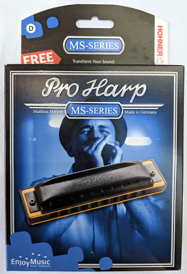 HOHNER MUNDHARMONIKA PRO HARFE MS SERIE HOCHWERTIG (MADE IN GERMANY) - in Tonart D