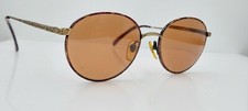 Vintage Viva Gold Purple Oval Metal Sunglasses FRAMES ONLY