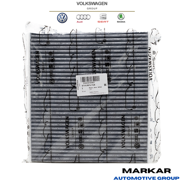 Original VW Innenraumfilter Pollenfilter Golf 7 8 Passat Audi A3 Seat Leon Skoda-image