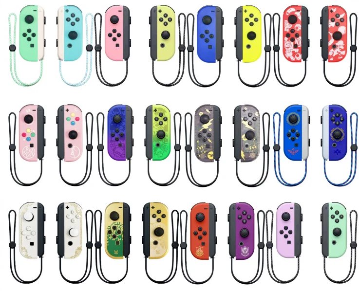 2er Set Joy-Con mit Handschlaufen Game Controller für Nintendo Switch/ Lite/OLED