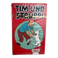 Tim und Struppi amigo Spiele Kartenspiel Kartendeck Quartett 1993 noch in Folie