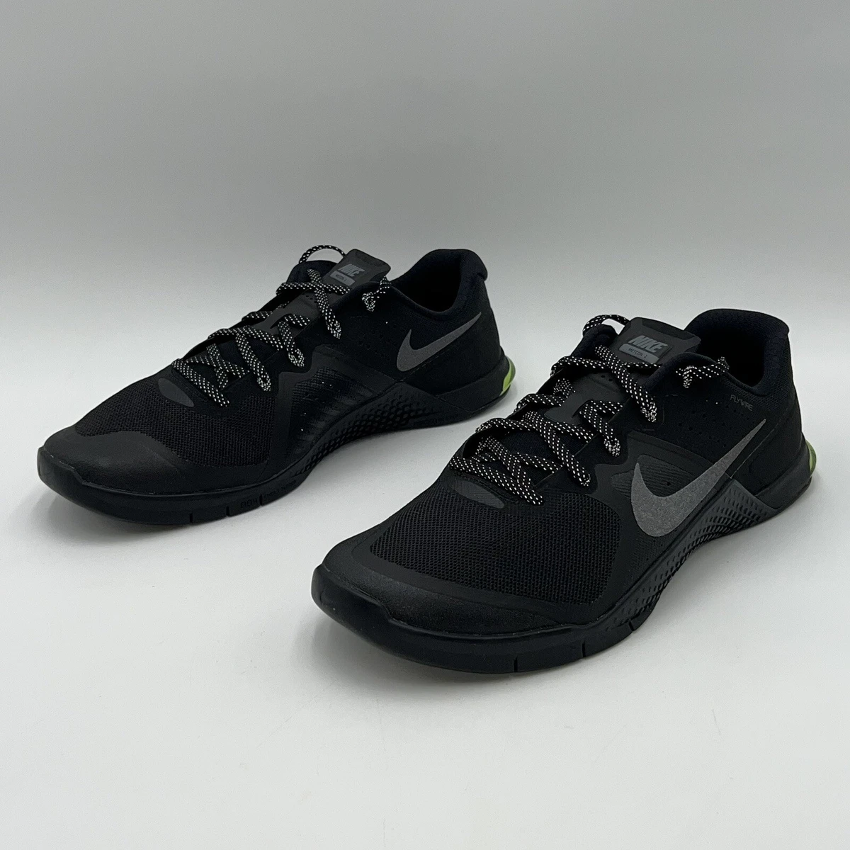 Nike Mens Sz 13 Metcon 2 Black Gym Squat Lifting Shoes NEW