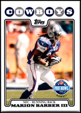 2008 Topps Pro Bowl  #299 Marion Barber FREE SHIPPING!