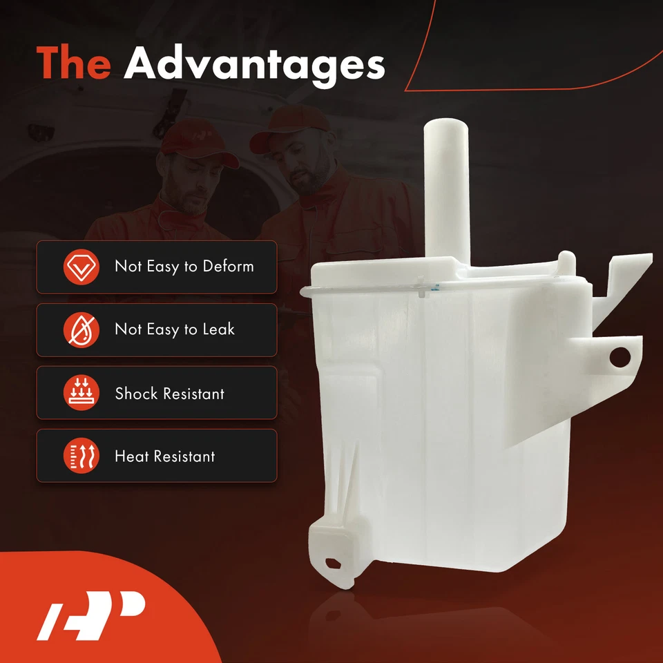 Depósito de lavadora de parabrisas A-Premium con bomba y tapa para Nissan Sentra 1990-1995 Foto 3 de 4