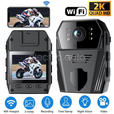 2K HD WIFI Sport Camera Waterproof Video Recorder Wearable Action Cam 3000mAh