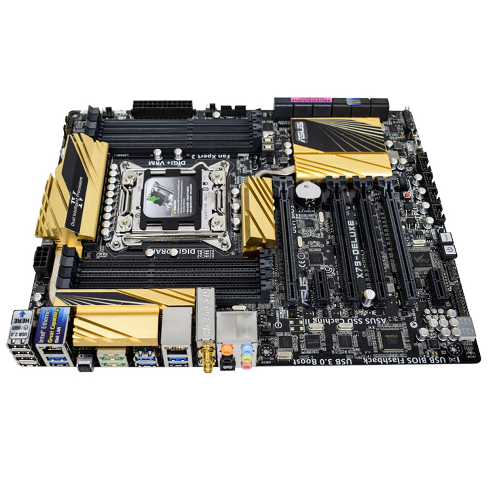 ASUS X79-DELUXE Motherboard ATX Intel X79 LGA2011 DDR3 SATA2/3