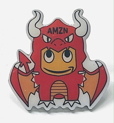 AMAZON AMZN RED DRAGON BRAND NEW EMPLOYEE PECCY PIN 