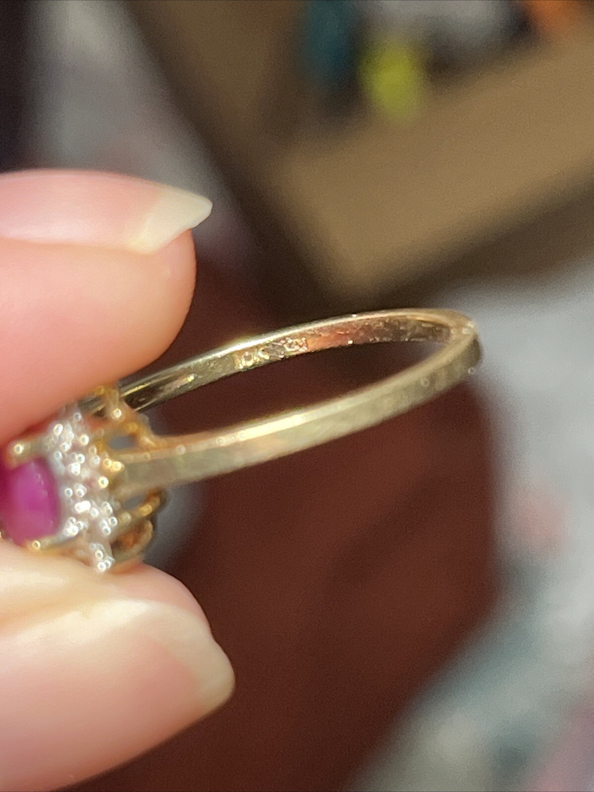 Real Gold Ruby Ring - image 7