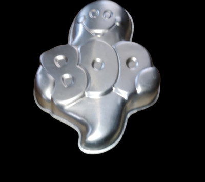 Vintage 1987 *Boo Ghost* & 1989 Mini Pumpkins Wilton Cake Pans