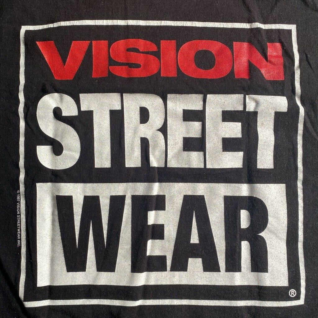 Vintage 1986 / 1987 VISION STREET WEAR Large Black T Shirt Vintage 1986 / 1987 VISION STREET WEAR Large Black T Shirt