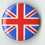 thumbnail 1 - Vintage Foreign Pin Button: UNION JACK FLAG DESIGN 1980