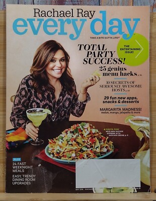 Rachael Ray Everyday MAY 2016 Total Party Success! 25 Genius Menu Hacks