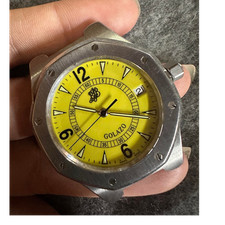 Golazo Royal Oak Octagonal Yellow Dial Men