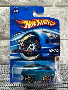 Hot Wheels 2005 First Editions Blings Blue 1967 Chevy II Die Cast Car - 1:64 Scale #040 - View #5