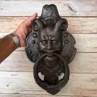 Cast Iron Devil Face Large Door Knocker Handle Pull – Rustic Farmhouse decor