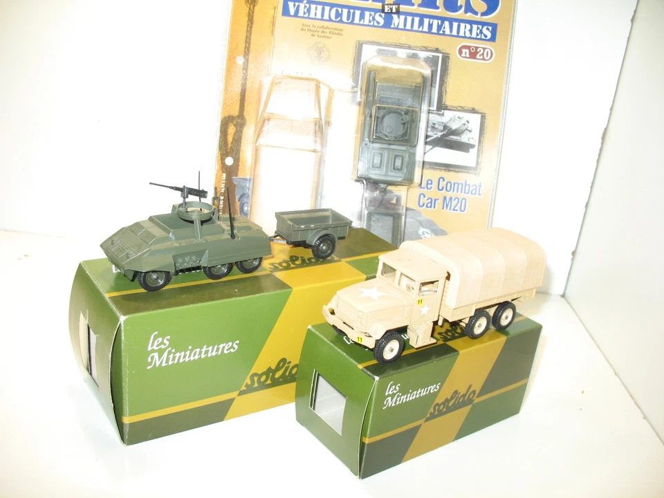 Solido Original Package N.20 + N.21 Military, Armored M20 + Kaiser Truck - Image 2 of 3