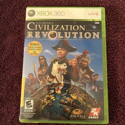Sid Meier's Civilization Revolution (Microsoft Xbox 360, 2008) - CIB With Manual