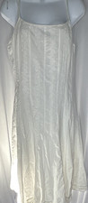 Lauren Ralph Lauren White Lace A-Line Knee Dress Size 10 Strappy Square Neck