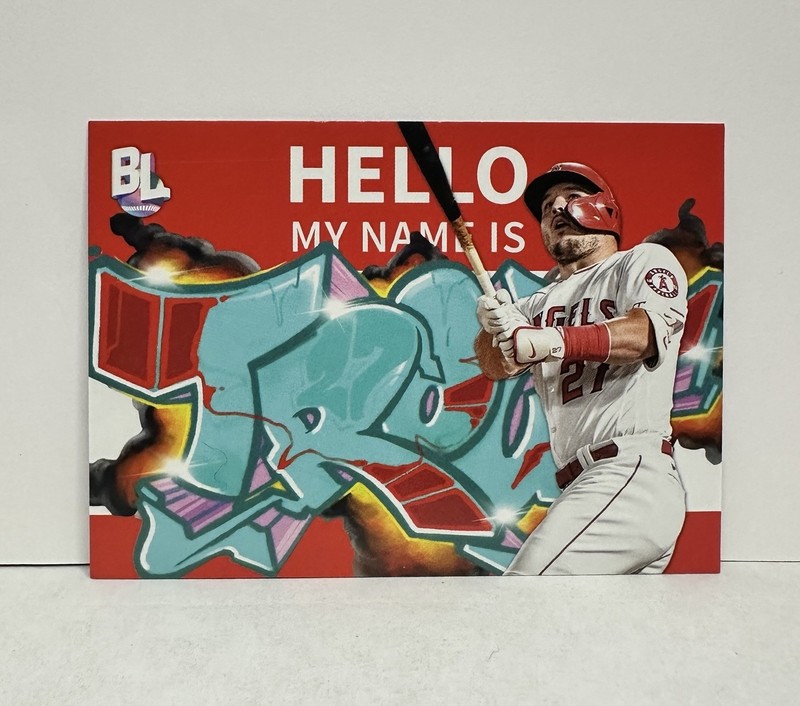 2023 Topps Big League: Roll Call Wildstyle Edition #RC-2 Mike Trout