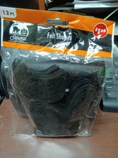 Crafts Seasonal Halloween Felt Black Cat Shapes-12 Pces NEW