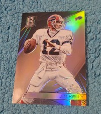 2015 Spectra Veterans Jim Kelly Buffalo Bills Holo Prizm 65/99 #55
