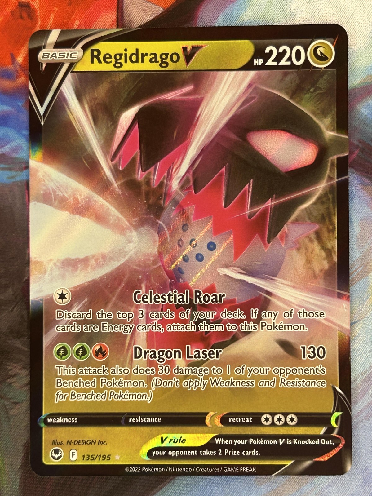 SWSH12: Silver Tempest #135/195 Regidrago V