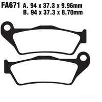BremsbeläGe Hinten Standard EBC FüR BMW K 1300 R 6,0 Zoll Felge ABS 2009-2015