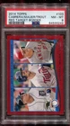 2014 TOPPS #103 CABRERA/MAUER/MIKE TROUT RED TARGET BORDER TOUGH! ONLY 6 ^ PSA 8