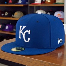 Kansas City Royals Game Authentic On-Field 59FIFTY New Era Fitted Hat Royal MLB