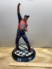 Jeff Gordon NASCAR Victory Lane Statue Figure DuPont #24 14” Tall Collectible