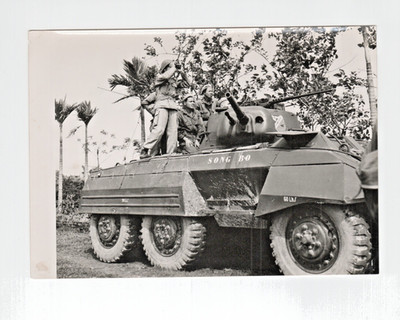 Foto INDOCHINA 3. Vietnamesisches Panzergeschwader Pressedienst 13 x 18 cm sehr guter Zustand