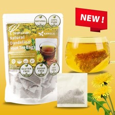 60 Dandelion Root Tea Bags, Natural Dandelion Root, Organic Tea Bags, Herbal Tea